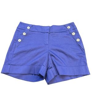 White House Black Market Blue Shorts Women’s Size 2